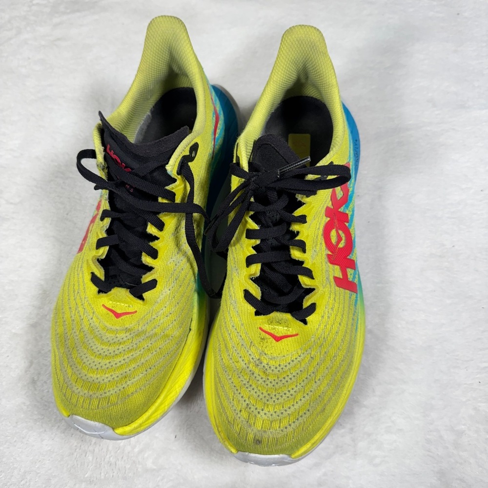 Hoka Mach 5 Sneakers Mens US 8D Evening Primrose Blue Running Shoes - Picture 3 of 6